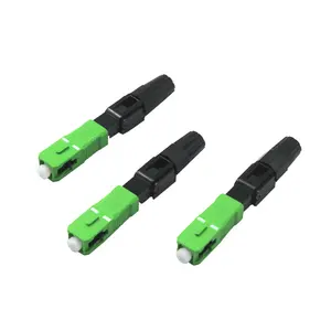 SC/APC Fiber Optic Fast Connector Sub-cable Optical Connection Embedded Single Mode Component Single Mode Fiber Optic Adapter