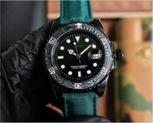 Montre mécanique automatique légère avec GPS, alarme, bracelet en toile de nylon solaire, cadran rond de 40 mm pour l'aventure en plein air des hommes - Product Image 2