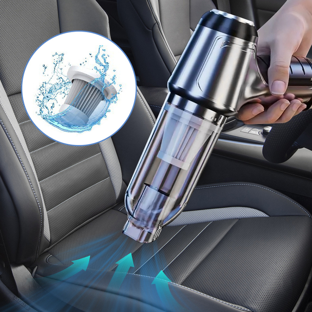 Super Suction Electric High Portable Long Endurance Mini Wireless USB 3-in-1 Handheld Brushless Motor Wet/Dry Bagless Hotel RV