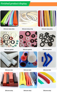 Extrudierter Gummis ch lauch Herstellung einer weichen Silikonschlauch-Extruder maschine - Product Image 2