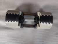 Ensemble d'haltères réglables de 40 kg avec poids individuel, augmentations de 2,5 kg, pour la maison et la salle de sport