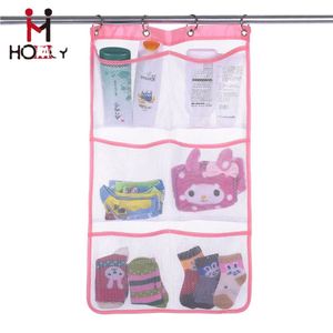 <b>Large</b> Bath Toy Storage Bag with Strong Suction Cups Baby Toy Organizer Foldable Hanging Design Fabric Material-stock <b>Square</b> - Product Image 4