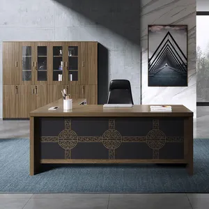 Kunden spezifische Produktion von High-End moderne Design kommerzielle Büromöbel Schwerlast-Holz tische für Geschäfts leute