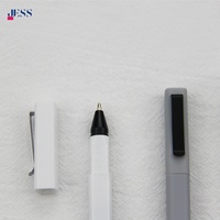 Offre spéciale Stylo publicitaire avec logo personnalisé Stylo en plastique de forme carrée en caoutchouc bon marché