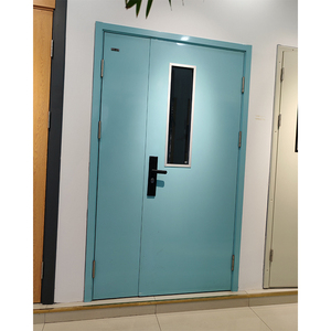 ドアフロントドア住宅用モダンデザイン耐火金属ドア1〜3時間Rtified Commercial - Product Image 6