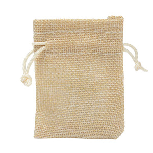 <strong>Recyclable</strong> <strong>Folding</strong> Jute <strong>Drawstring</strong> Pouch with Rope Handle Custom Logo Party Favor Festivals Dustproof Small Jewelry Gift <strong>Bag</strong> - Product Image 3