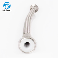 Tuyau flexible en acier inoxydable 304 avec revêtement PTFE DN25 DN32 DN40 DN65 pour applications chimiques industrielles basse pression