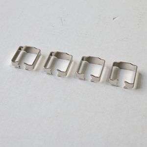 Hesheng <b>Machinery</b> Nickel Plated <b>Micro</b> Coil Frame 0.03-5.00mm Bending Punching Stamping Processing Parts - Product Image 1