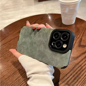 Custodia in pelle opaca di lusso per <span class=keywords><strong>iPhone</strong></span> 17 16 15 14 13 <span class=keywords><strong>12</strong></span> 11ProMax Plus Full Camera obiettivo di protezione antiurto paraurti morbida <span class=keywords><strong>Cover</strong></span> del telefono - Product Image 4