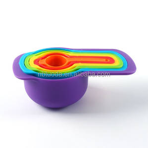 डिशवॉशर सुरक्षित टिकाऊ प्लास्टिक <span class=keywords><strong>1</strong></span>/2 टीबीएस, <span class=keywords><strong>1</strong></span> टीबीएस, <span class=keywords><strong>1</strong></span>/4 कप, <span class=keywords><strong>1</strong></span>/3 कप, <span class=keywords><strong>1</strong></span>/2 कप, <span class=keywords><strong>1</strong></span> कप 6 मापने वाले कप और चम्मच - Product Image 6