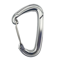 Mousquetons en aluminium aéronautique 22kN, mousquetons à ressort ultra-légers, mousquetons de sécurité pour l'escalade, équipement de sécurité professionnel