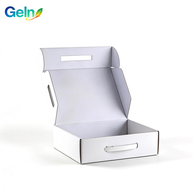 Folding Corrugated Paper Box with Handle Premium Gift Paper Box for Electronics & Headphones