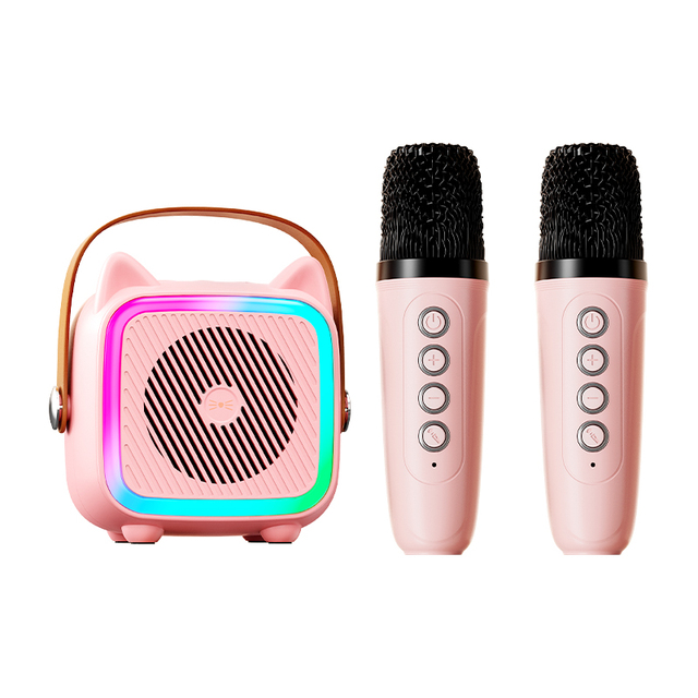 Clearance Price Portable Handheld Singing Machine Wireless Kids Karaoke Microphone With Speaker With 4 Microphones