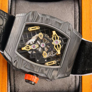 Montre mécanique haut de gamme de créateur, design tennis, bracelet tissé 2704 de 20 mm, conception creuse, suspension par câble en acier - Product Image 3