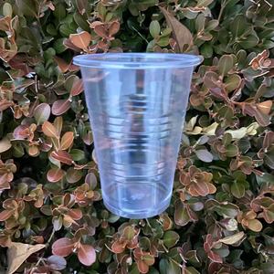 रिम ने 10 औंस पीपी पारदर्शी डिस्पोजेबल रसोइया और जूस दूध पेय पीने के लिए लिड्स के साथ - Product Image 1