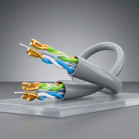Cable LAN UTP CAT6A Yaogu 23AWG de Cobre Sólido, 500MHz, 10Gbps, para Red Ethernet, 305m, Revestimiento de PVC/LSZH, Cableado de Ingeniería