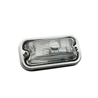 Feu de position latéral 3 pouces ambre, vert, bleu, feu arrière, feu de gabarit, clignotant, chrome pour camion, remorque, tracteur