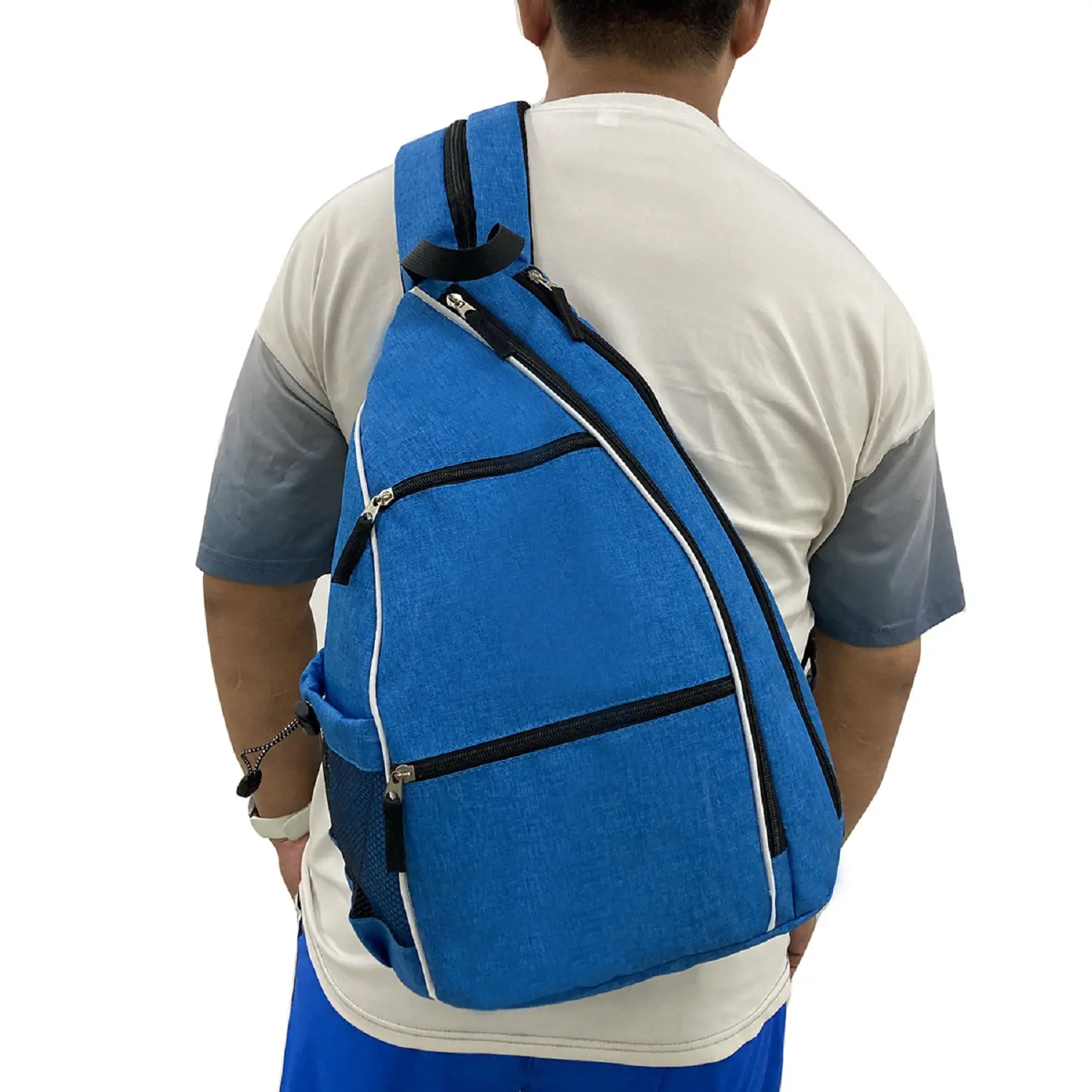 Fabrik Direkt verkauf Gute Qualität Wasserdicht Große Kapazität Multifunktion Single Shoulder Men Racket Bag mit Cup Pocket