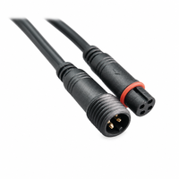 Câble Connecteur LED 2/3/4 Broches Étanche IP65 Mâle et Femelle pour Éclairage Extérieur
