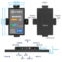 Quioscos de Pago con Android 14 para el Sector Salud, Montaje en Pared con Cámara, Telemedicina 4K, Señalización Digital de 32 Pulgadas