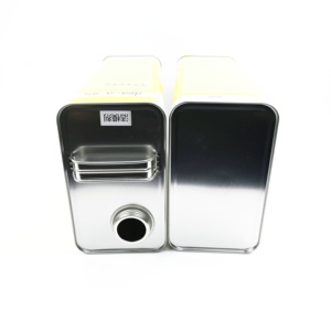 5L Tinplate Square <b>Oil</b> <b>Can</b> with Handle Screw Spout Metal Packaging Container for Engine <b>Oil</b> Lubricant OEM ODM - Product Image 3