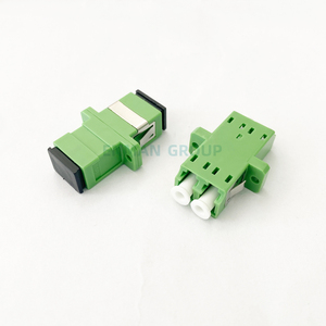 <strong>Network</strong> <strong>Systems</strong> LC APC UPC Duplex Single <strong>Multi</strong> Mode Fiber Optic Adapter with Base for Patch Panel - Product Image 2