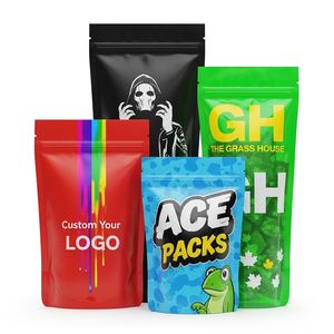 Custom Printed 1g 3.5g 7g 14g 28g Soft Touch Small Zip Lock Smell Proof Mylar Bags Food Grade - Product Image 1