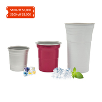 Venta Directa de Fábrica, Vasos de Aluminio con Logotipo Personalizado para Té Caliente, Café y Helado, Libres de BPA, Ecológicos, Vasos para Fiestas