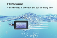 Sonde de sol intelligente industrielle RS485 multi-paramètres pour la surveillance des nutriments 8 en 1 (humidité, pH, EC) 10 cm avec application pour l'agriculture