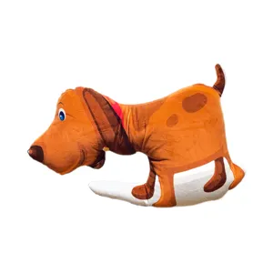 Ins 3D狗形靠垫套可洗玩具动物形沙发枕套