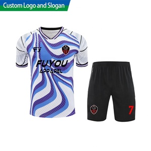 Seragam Latihan Klub 25-26, Jersey Sepak Bola Custom, Kaos Sepak Bola Pendek, Set Olahraga Pria, Baju Olahraga Cepat Kering - Product Image 1