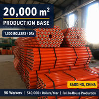 Rodillo de Acero para Transportador, Rodillo de Retorno de Alta Resistencia para Cintas Transportadoras, para la Industria Minera, Directo de Fábrica