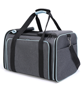 Pembawa hewan peliharaan yang dapat diperluas untuk kucing dan anjing hingga 15 Lbs, pembawa kucing sisi lembut dengan alas wol yang dapat dilepas - Product Image 2