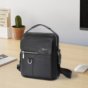 Borsa a tracolla in vera pelle di vacchetta da uomo principe canguro borsa a tracolla stile verticale alla moda per <span class=keywords><strong>Business</strong></span> <span class=keywords><strong>Messenger</strong></span> - Product Image 4