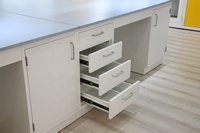 Meubles de laboratoire de conception moderne, bureau de travail, mobilier de laboratoire de physique, table de laboratoire à structure en H