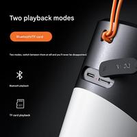 Produk Terlaris Speaker Mini Plastik dengan Lampu RGB untuk Output 5.3 5W Speaker Portabel untuk Berkemah di Luar Ruangan.