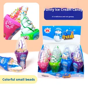 Vente en gros de bonbons durs en forme de popsicle Sucettes aromatisées aux fruits pour enfants Boîte à jouets à collation décontractée tendance-Emballé - Product Image 4