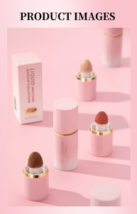 Liquid Blush Facial Matte Makeup Lasting Easy to Color Make up <strong>Blusher</strong> With <strong>Sponge</strong> Brush Tip Velvet Rouge Cosmetics - Product Image 3