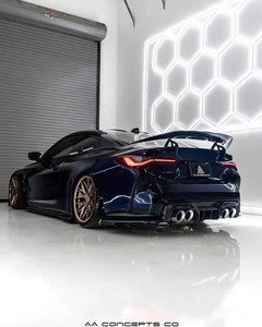 Kit carrosserie pour BMW M4 G82, style AD amélioré, en fibre de carbone, comprenant pare-chocs, jupes latérales, diffuseur, spoiler et capot, état neuf - Product Image 5