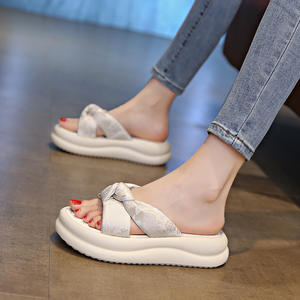 Sandalias de Mujer de Moda de Verano, Transpirables, Antideslizantes, Resistentes al Desgaste, con Amortiguación, Correa Delantera y Trasera, de Piel Sintética - Product Image 6