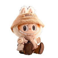 Parfait pour Pop Mart Monsters Dress BE LATTE Action Figure PVC Vinyl Plush Doll Original Salopette Labubu Stuffed Doll Blind Box