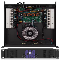 Amplificateur de puissance audio professionnel CA Series 2U Classe H pour système de sonorisation, haut-parleur, caisson de basses, stéréo