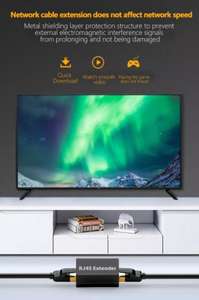 RJ45 to RJ46 dönüştürücü 2 bağlantı noktası bir Splitter uzatma ağ kablosu şanzıman dönüşüm adaptörü - Product Image 5