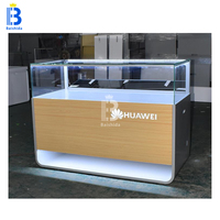 Conception personnalisée de vitrine en verre pour boutique de téléphonie mobile comptoir de boutique de téléphonie mobile présentoir pour boutique de téléphonie mobile