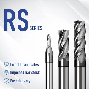 CNCルートRIndexable固体カーバイドフラットコーナー半径RS 2フルートボールノーズエンドミル - Product Image 5