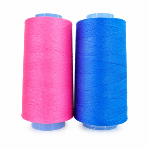Fil à coudre en polyester filé 100% haute ténacité, 3000 yards, motif teint, 40s/2, faible rétrécissement, résistant à l'eau et à l'abrasion - Product Image 1