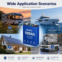 Cellule de batterie LiFePO4 TIANNENG 3.2V 100Ah de qualité supérieure, cellule prismatique au lithium à décharge profonde pour systèmes solaires, ESS, VR, yachts, voiturettes de golf, AGV