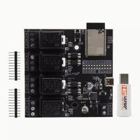 Modul Relay IoT ESP32 T Relay 5V 4 Kanal Relay 4MB Flash WiFi Mendukung Otomatisasi Saklar Jarak Jauh Rumah Pintar DIY Terintegrasi
