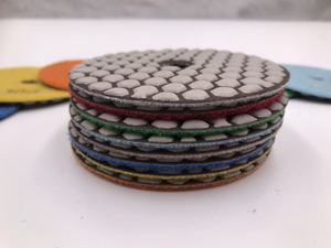 Juego de almohadillas de pulido de diamante de uso seco, herramientas de molienda superflexible para suelo de hormigón de granito, mármol, cuarzo, 80100, 125, 150, 180, 200 - Product Image 5