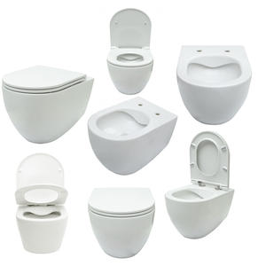 Inodoro de cerámica moderno con tanque, WC funcional, para el hogar, venta al por mayor, en stock - Product Image 6